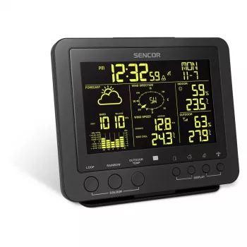 Digitaalne ilmajaam Sencor SWS 9700 must