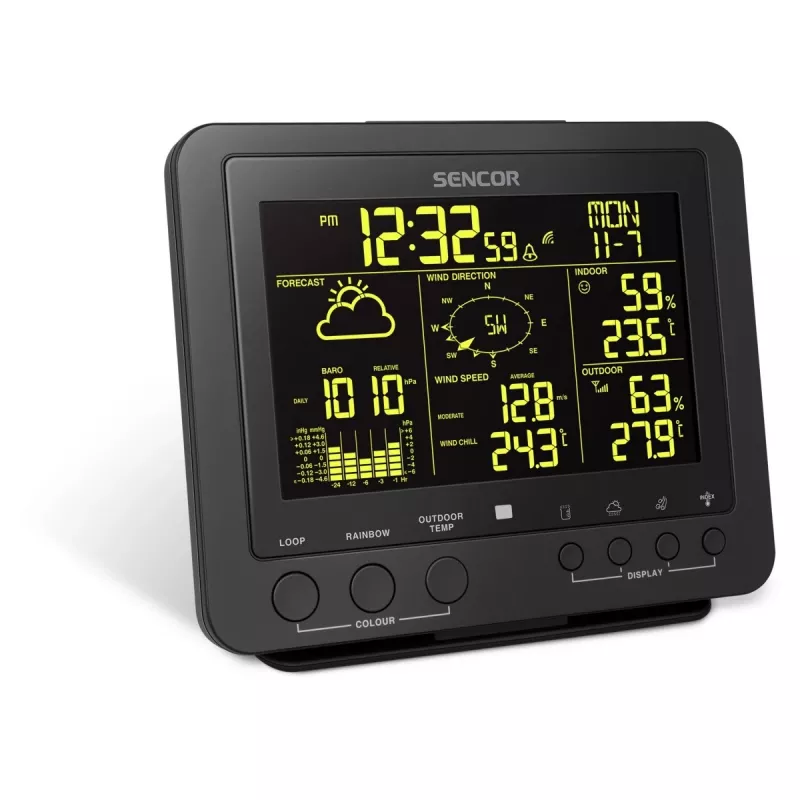 Digitaalne ilmajaam Sencor SWS 9700 must
