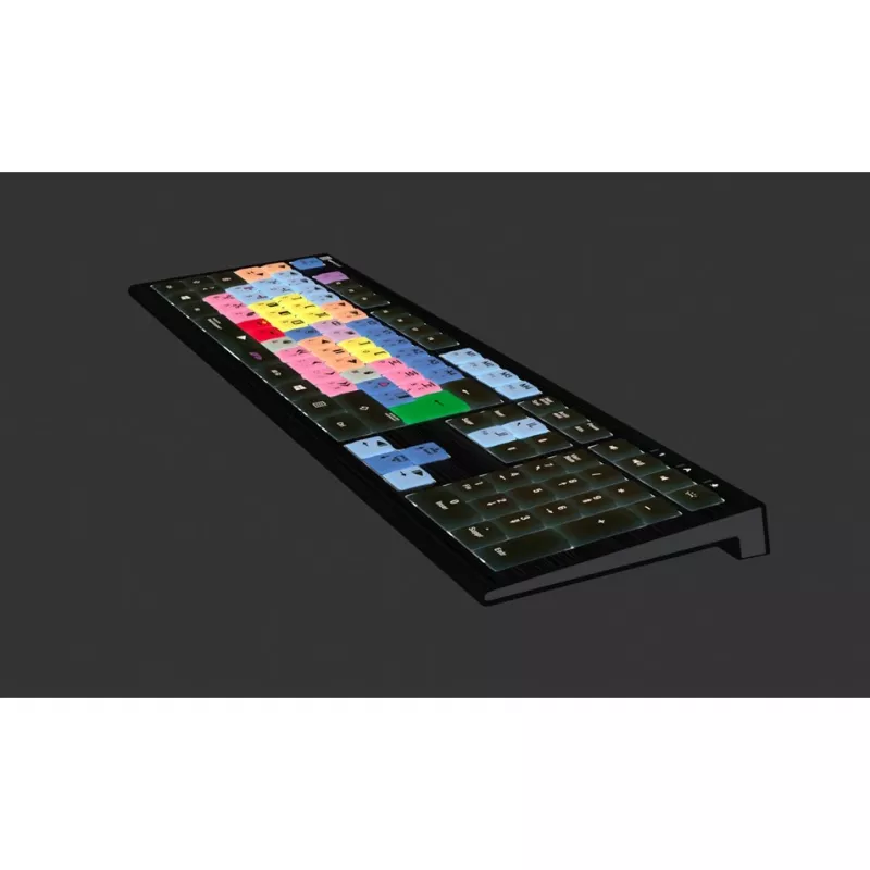 Logickeyboard LKB-MCOM4-A2PC-FR klaviatuur USB AZERTY prantsuse must (LKB-MCOM4-A2PC-FR)
