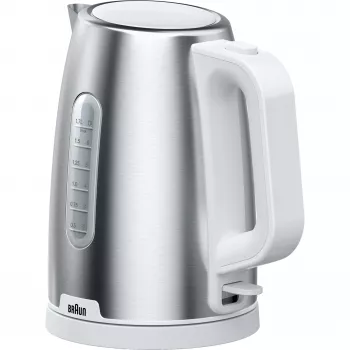 Braun WK 1500 elektriline veekeetja 1,7 L 2200 W roostevaba teras, valge