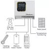 Inverter QOLTEC ECO Solar Boost 4kW MPPT LCD, 4 kW väljund, MPPT laadimiskontroller, LCD-ekraan