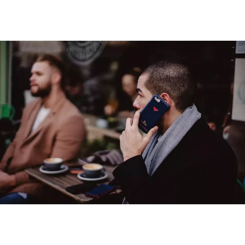 Kaardipesaga tagakest VixFox Samsung S9-le, tumesinine, kaitsev telefoni tagakaas kaarditaskuga