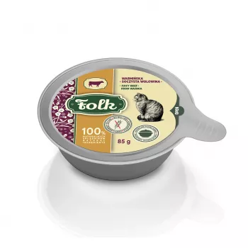 FOLK Juicy beef from Warmia - märg kassitoit - 85g