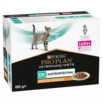 Märg kassitoit Purina Pro Plan Veterinary Diets EN St/Ox Gastrointestinal 10 x 85 g — kana, 10×85 g
