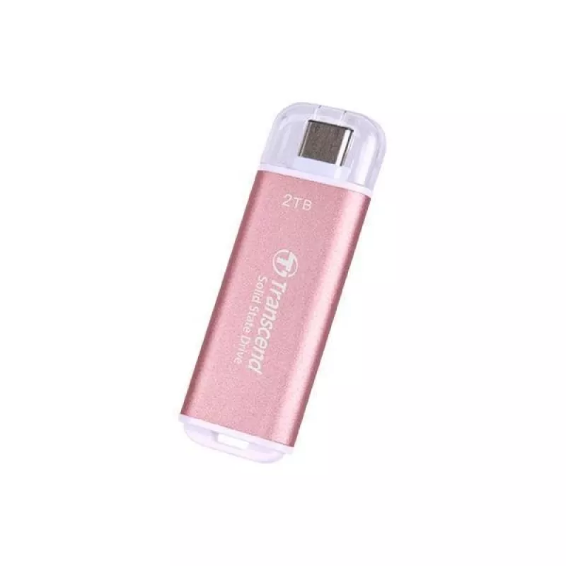 Transcend ESD300 väline pooljuhtketas 512 GB, USB USB-C, roosa