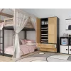 Topeshop SZAFA MALWA AN/AR K bedroom wardrobe/closet 5 shelves 2 uks(s)