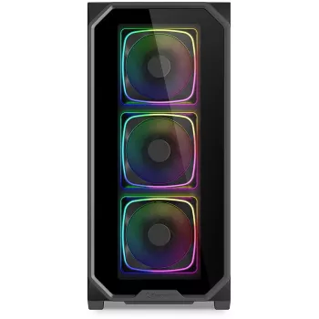 PC-ümbrise Sharkoon AK5G RGB Midi Tower must
