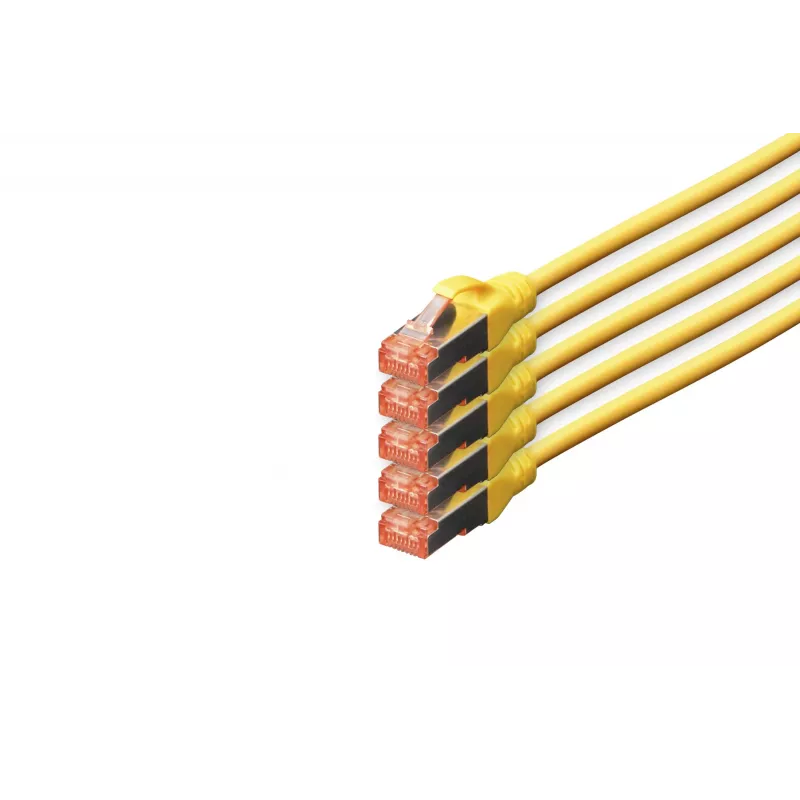 Võrgukaabel Digitus CAT 6 S/FTP 10m Kollane