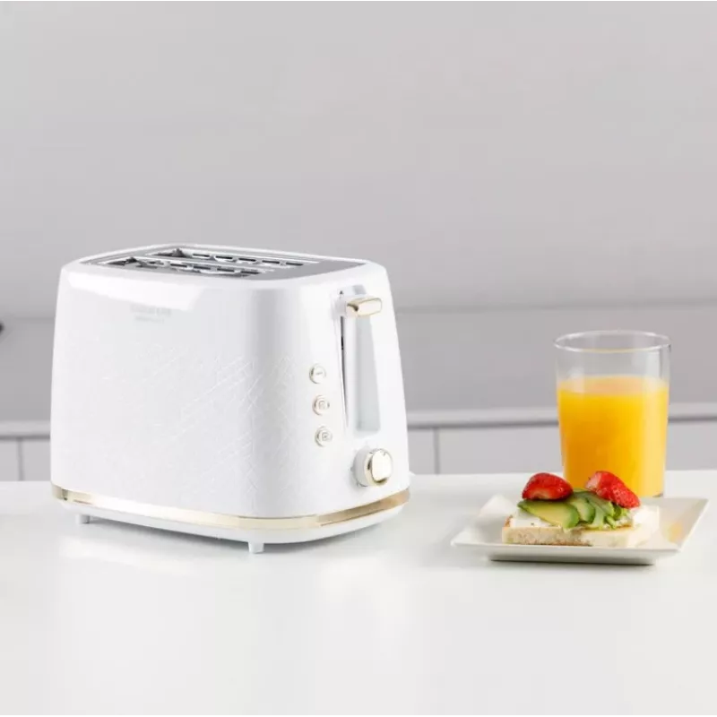 Röster Taurus TO800P 2 viilu 800 W valge nupu- ja pöördnupu juhtimisega