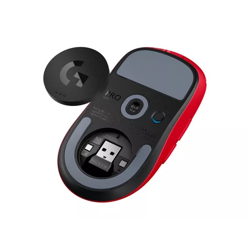 Logitech G PRO X SUPERLIGHT 2 SE hiir - Mänguritele - Juhtmevaba - Punane
