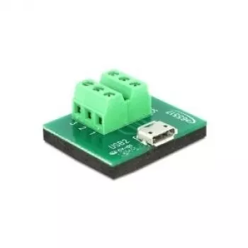 Kaabli soovahetaja DeLOCK 65517 Micro USB 6p must roheline