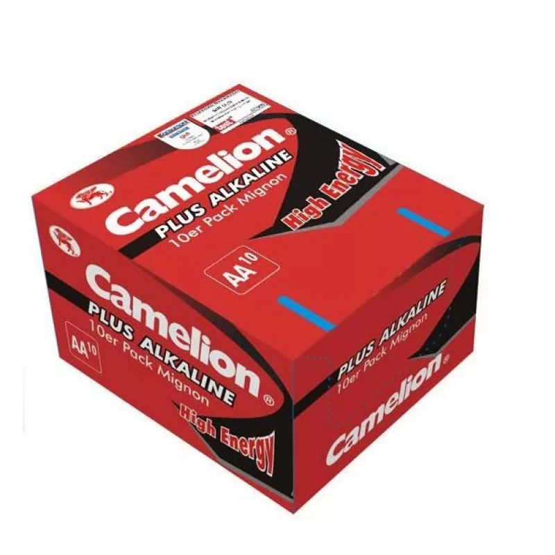 Ühekordne patarei CAMELION LR6-SP10 AA aluseline 1,5 V, 10 tk, 49,8 mm x 1,41 cm, igaüks 24 g