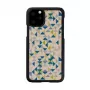 Nutitelefoni ümbris man and wood iPhone 11 Pro jaoks — sinine kolmnurk mustal taustal, kaitsev kõva kest