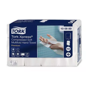 Käterätilehed Tork Xpress Soft Multifold H2, 2 l., 225 lehte., 22,2x24 cm, Z, 12 tk