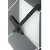 NeXtime klok 8171 Cubic, 43,5x37 cm, Sein, Must/Valge/Hall
