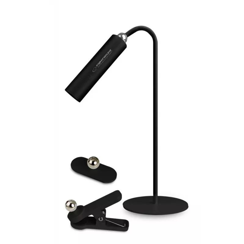 Esperanza ELD118K LED laualamp 3in1 Must