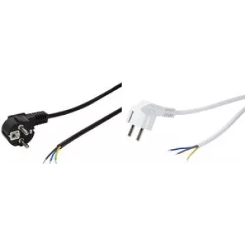 LogiLink - toitekaabel - CEE 7/7 (M) ilma pistikuta - AC 250 V - 1,5 m - must