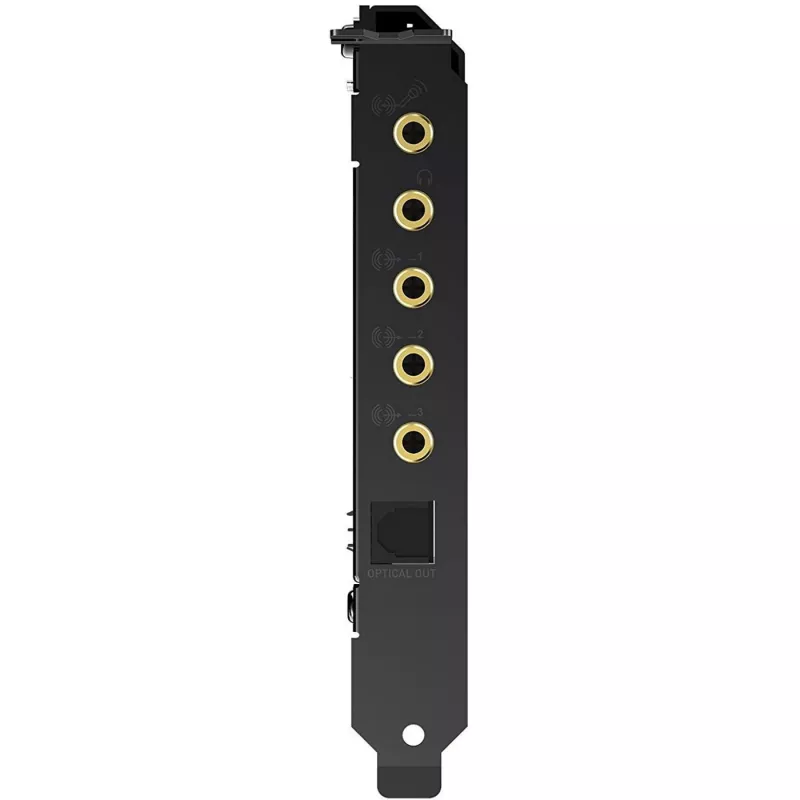 Creative Sound BlasterX AE-5 Plus Must PCI-e RGB Mänguhelikaart