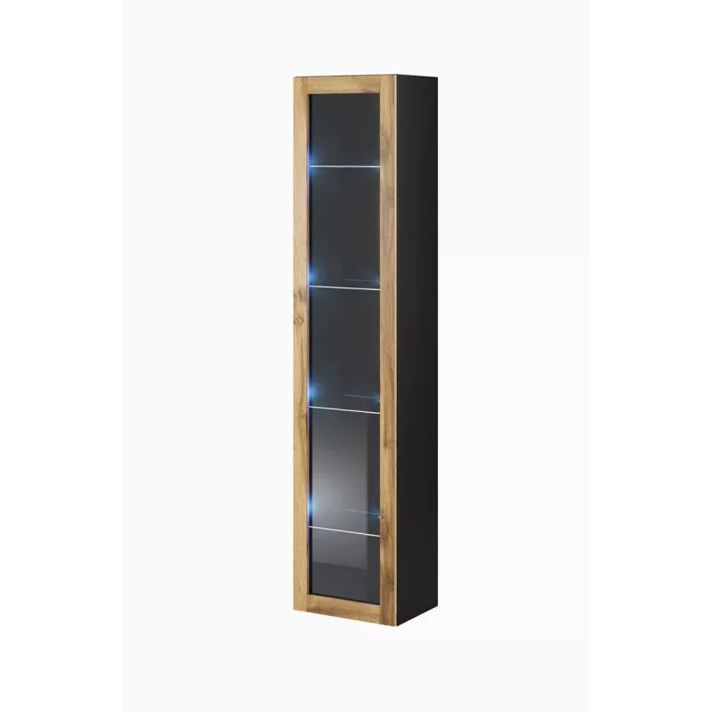 Cama elutoa mööblikomplekt VIGO 3 must/wotani tamm