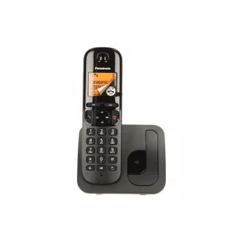 Panasonic KX-TGC 210 PDB DECT juhtmeta telefon must kõne identifitseerimisega