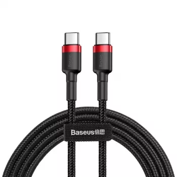 USB-C-USB-C kaabel Baseus CATKLF-G91 1 m, USB C pistikud, 0,48 Gbit/s, Must