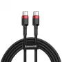 USB-C-USB-C kaabel Baseus CATKLF-G91 1 m, USB C pistikud, 0,48 Gbit/s, Must