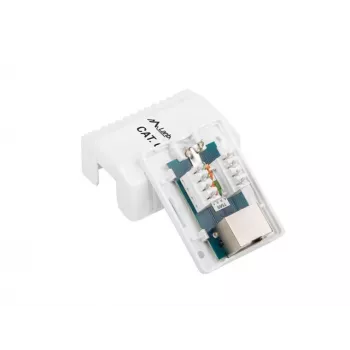 Pistikupesakarp RJ-45 valge Lanberg OS6-0001-W