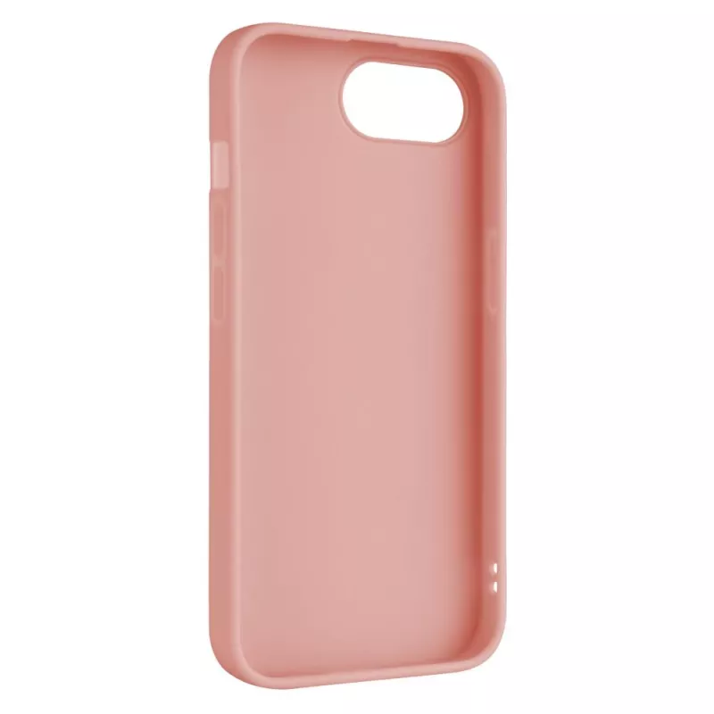 Telefoni tagakaas FIXED Apple iPhone 16e'le, kummist, roosa
