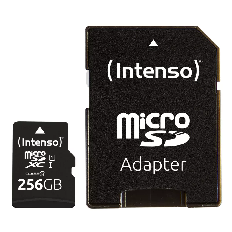 Välkmälu Intenso 256GB UHS-I MicroSD-kaart