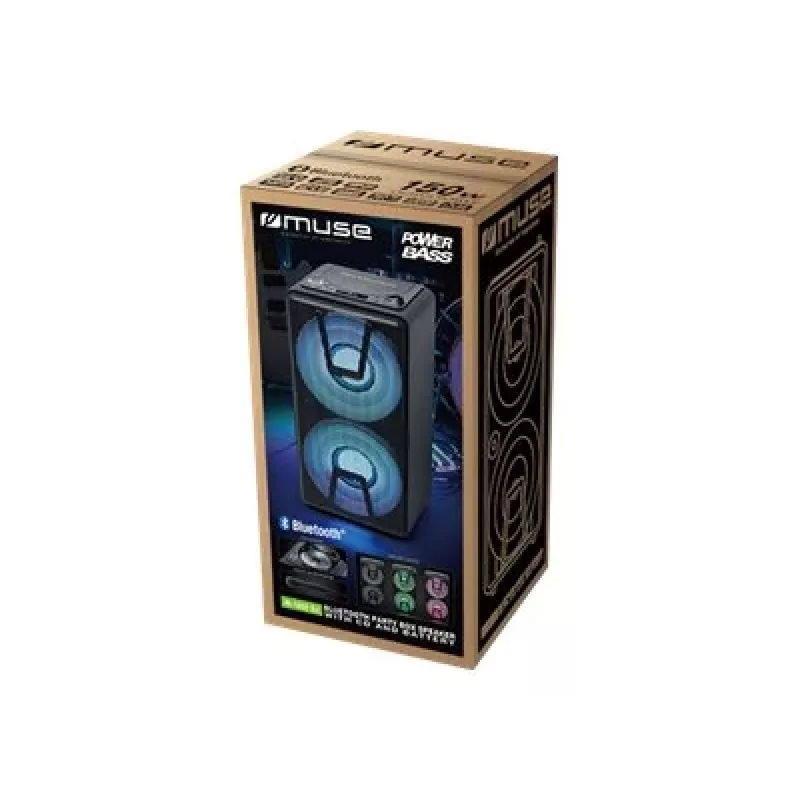 Muse | Party Box kõlar | M-1820 DJ | 150 W | Bluetooth | Must | Juhtmevaba ühendus