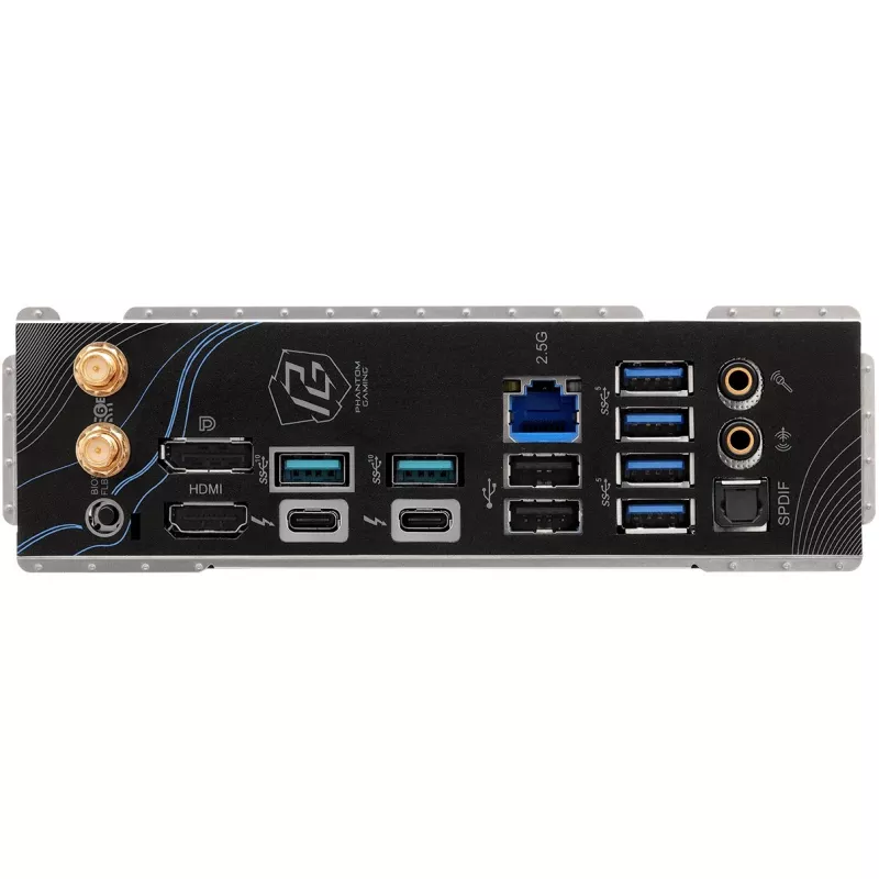 Emaplaat ASRock Phantom Gaming Z890M Riptide WiFi — Intel Z890, LGA1851, microATX, DDR5, 4x DIMM, 256 GB, Wi‑Fi 6E, 2,5Gb LAN