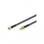 Koaksiaalkaabel Microconnect 51678 RP-SMA RP-SMA 5 m Must
