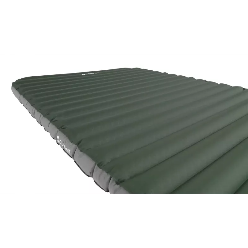 Täispuhutav kahene madrats Outwell 400124 — 1200×1950×110 mm, polüester/PVC, roheline