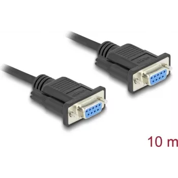 DeLOCK 86827 Jadakaabel Must 10 m DB-9
