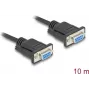 DeLOCK 86827 Jadakaabel Must 10 m DB-9