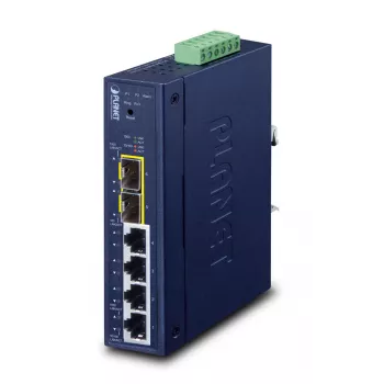 Hallatav kommutaator PLANET Industrial L2/L4 4-pordiline Gigabit Ethernet 10/100/1000