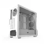 Darkflash DS900 Mesh arvutikorpus ilma ventilaatoriteta (valge)