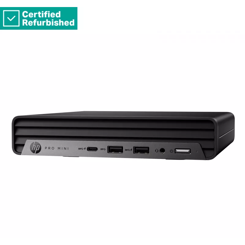 RENEW SILVER HP Pro 400 G9 Mini - i5-13500T, 8GB, 256GB SSD, USB hiir, Win 11 Pro, 1 aasta