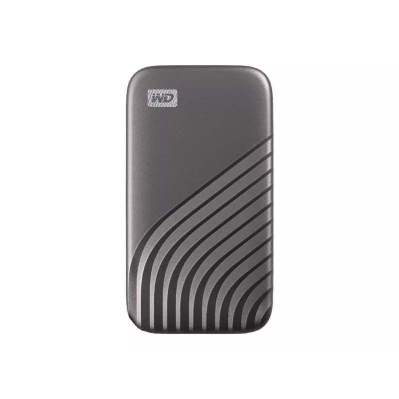 WD My Passport SSD WDBAGF0040BGY - SSD - krüpteeritud - 4 TB - väline (kaasaskantav) - USB 3.2 Gen 2 (USB-C pistik) - 256-bit AES - hall