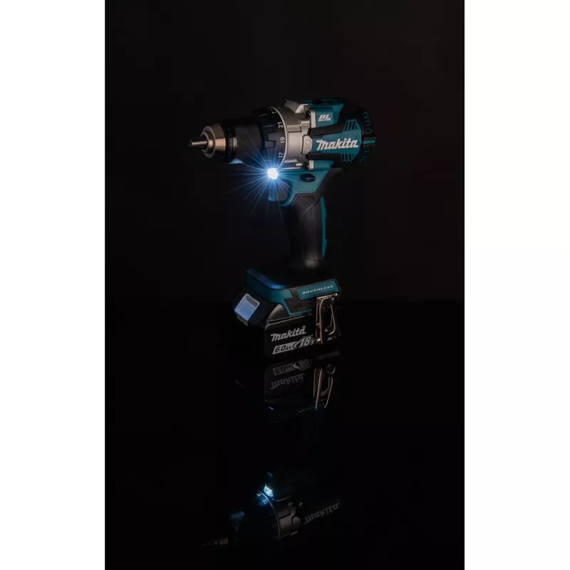 Makita DHP489RTJ akukruvikeeraja/löökkeeraja 1800 p/min Must, Sinine