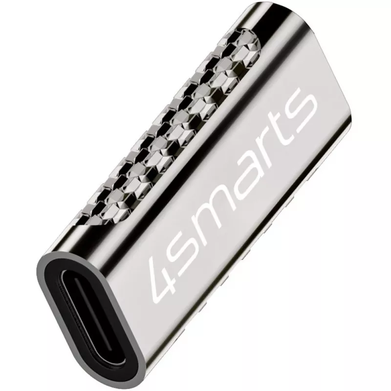 Kaabliühenduse adapter 4smarts 540464 USB-C USB-C-le hõbedane