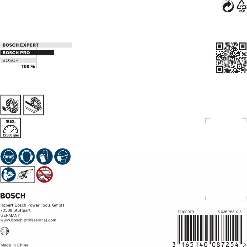 Traathari Bosch 2 608 622 059 Läbimõõt 11,5 cm Traadi paksus 0,5 mm