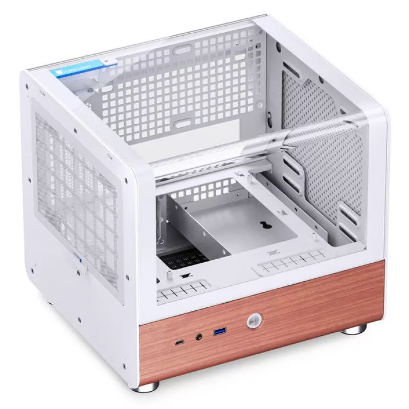 Jonsbo TK-0 arvutikorpus, minitorn, Mini-ITX, klaas,