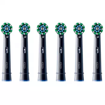 Oral-B Pro CrossAction CleanMaximizer vahetuspead, mustad, 6 tk