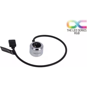Alphacool Aurora HardTube LED Ring 16mm Chrome - RGB (15354)