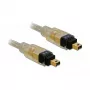 FireWire A/A-kaabel DeLOCK 1,0 m hall