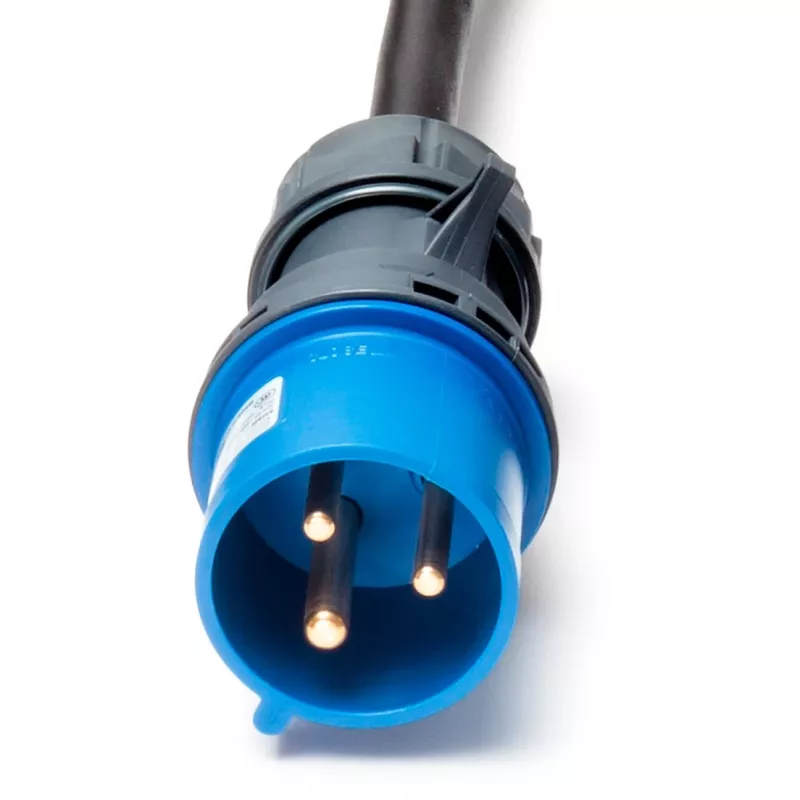 ohutusadapter JUICE CONNECTOR, CEE32 / 230V, ühefaasiline (sinine, JUICE BOOSTER 2 jaoks)