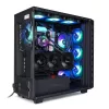 Sharkoon REBEL C80G RGB Midi Tower Must
