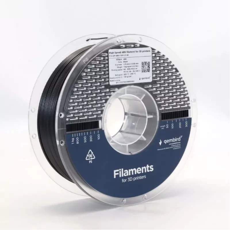 Filament ABS High Speed, 1,75 mm, 1 kg, must