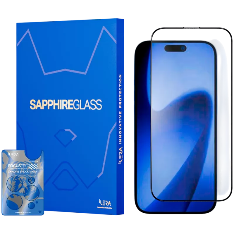 iLera Sapphire Ultra Glass 2.0 iPhone 17 Pro Max jaoks